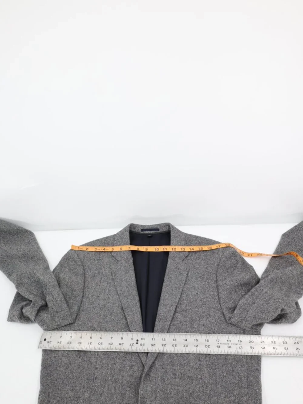 J Crew x Moon Sport Coat Mens 40R Ludlow British Wool Two Button Blazer Gray